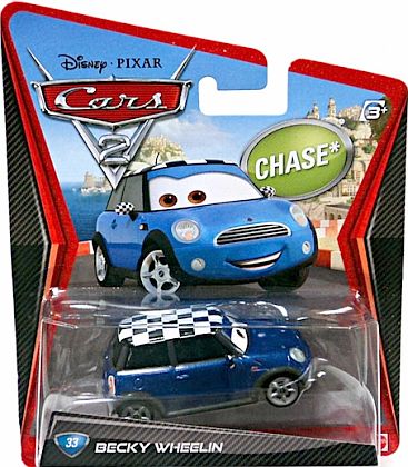 BECKY WHEELIN Mini • CARS 2 #33 • CHASE piece • #W6689