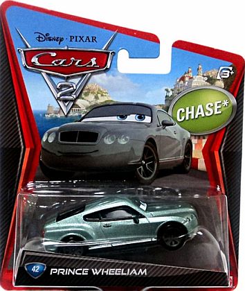 PRINCE WHEELIAM • Disney/PIXAR CARS 2 #42 • CAHSE • #W6690