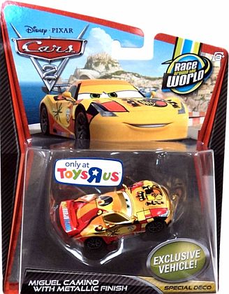 MIGUEL CAMINO • Yellow metallic • Disney/PIXAR CARS 2 • #X4708