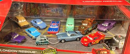 LONDON RESCUE • 12-car Gift Pack • Disney/PIXAR CARS 2 • #X6104