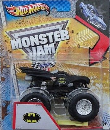 MONSTER JAM BATMOBILE • Includes Crashable Car & #HW-X2790