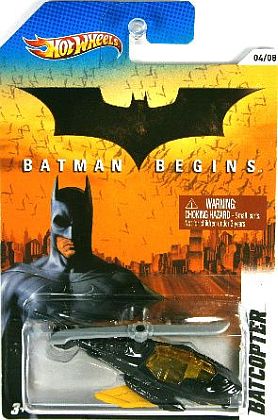 2012 BATCOPTER • BATMAN BEGINS card • #HWX4327