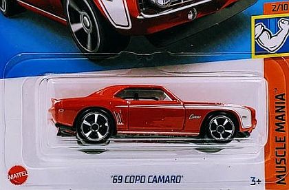 Chevrolet CAMARO Model Cars 1/64 scale