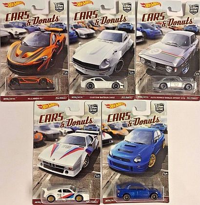 CARS & DONUTS • Car Culture / Hot Wheels • #HW-DJF77-L