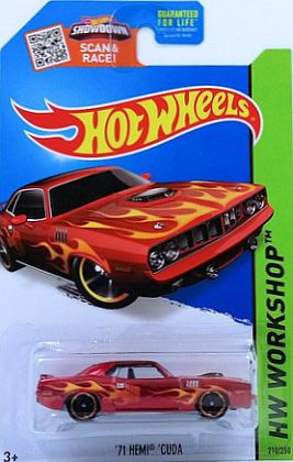 1971 HEMI 'Cuda • HW WORKSHOP - 2015 / HEAT FLEET • #HW-CFL69