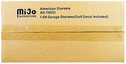 Race Track Gulf Oil Diorama with Decals for 1/64 Scale Models by American  Diorama 76533