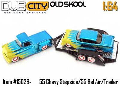 Bel-Air and Chevrolet Pickup truck race set item #JT15026 