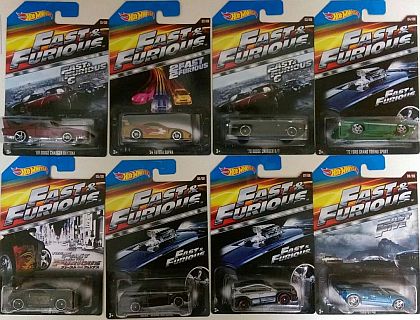 2015 FAST & FURIOUS set of 8 • Hot Wheels • #HW-CKJ49