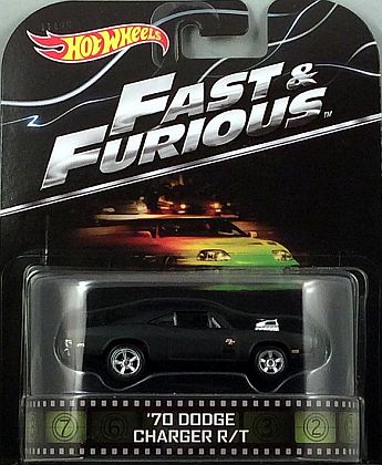 FAST & FURIOUS 1970 Dodge Charger R/T • • Hot Wheels • #HW-BDT95