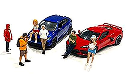 Car Meet 2 Figurine Set • #AD76714MJ • www.corvette-plus.ch