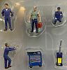 Mechanics Figurines • Figurine & blue Tool Set • #AD38400 • www.corvette-plus.ch