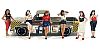 Pin Up Girls 6 Figurine Set • #AD76494MJ • www.corvette-plus.ch