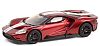 2017 FORD GT • Red w/White stripes • #GL37220E • www.corvette-plus.ch