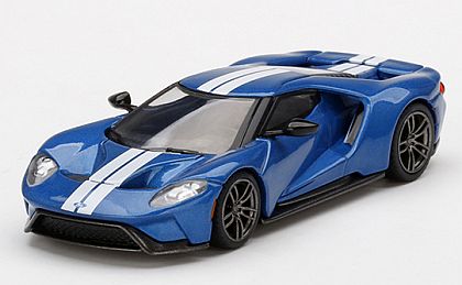 Ford GT • Liquid Blue w/White stripes • #MGT0249 • www.corvette-plus.ch