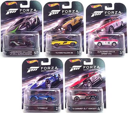 FORZA MOTORSPORT • Set of 5 • #HW-DMC55-D