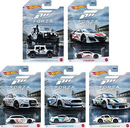 FORZA MOTORSPORT Hot Wheels • Set of 5 • #HW-GDG44-M • www.corvette-plus.ch