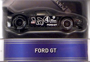 2016 Hot Wheels 3/8 Gran Turismo Ford GT LM #4 Racing Car Matte Black 1/64