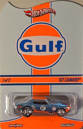 '67 Camaro Gulf #67 • Spectraflame Blue • HW Collectors Red Line Club • #HW-BLR52