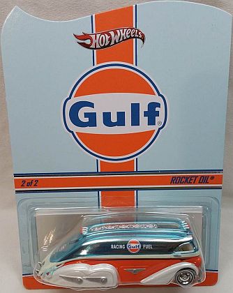 Gulf Rocket Oil Tanker • Sectraflame Blue • HW Collectors Red Line Club • #HW-BLR53