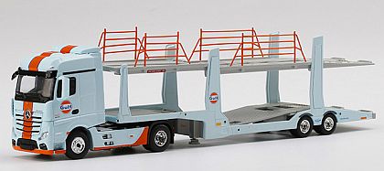 Mercedes-Benz Gulf Actros with Gulf Car Carrier Trailer • Limited Edition • #MGT214MJ • www.corvette-plus.ch