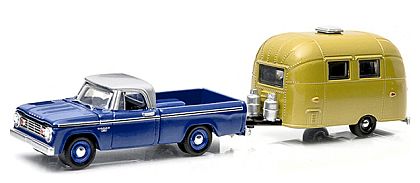 Hitch & Tow • Dodge D-100 with 16' Airstream Bambi • #GL32030-A