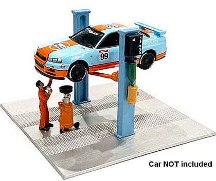 2-Post Car Lift with Accessories • Gulf • #AD-38379MJ • www.corvette-plus.ch