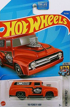 Mooneyes '56 Ford F-100 Truck • Red • #HW-HCV93 • www.corvette-plus.ch