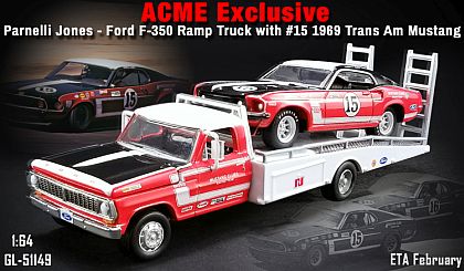 Ford F-350 Ramp Truck & 1969 Trans Am Mustang Boss 302 #15 • #GL51349