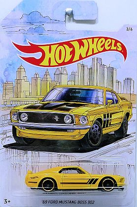 '69 Ford Mustang Boss 302 • Walmart exclusive • #HW-FYY10 • www.corvette-plus.ch