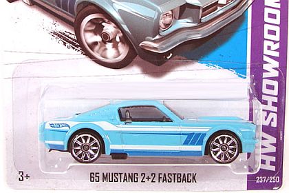 1965 Mustang Fastback • Hot Wheels SHOWROOM • HW#X1998