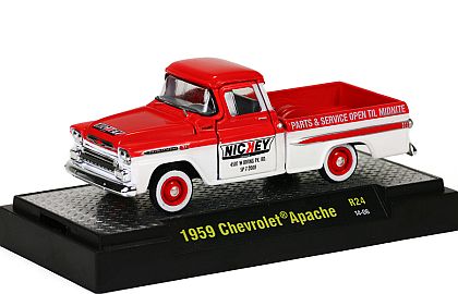 NICKEY 1959 Chevrolet Apache • red-White • #M231500-24