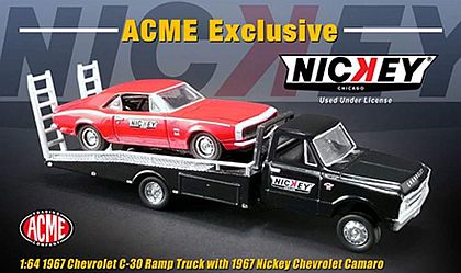 NICKEY Chevrolet ramp Truck & 1967 Chevy Camaro • #GL51270 • www.corvette-plus.ch