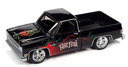 1981 Chevrolet Silverado Rat Fink Pickup Truck • Black w/Flames • #AWCP7905MJ • www.corvette-plus.ch