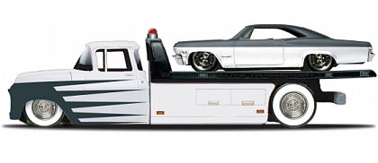 Elite Transport - Chevy Flatbed with Chevy Impala SS - Maisto - #15055-15