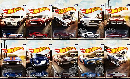 Vintage American Muscle complete set • Hot Wheels • #HW-DYT57