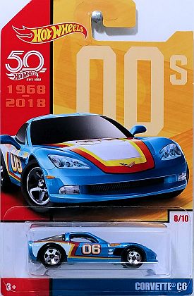 C6 Corvette Coupe #06 • Hot Wheels THROWBACK COLLECTION • #HW-FRF38