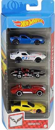 Corvette 5-Pack C1, C2, C3, C6 • #HW-GTN35 • www.corvette-plus.ch