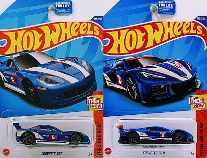 Corvette C6.R #6 & Corvette C8.R #8 • HW THEN AND NOW Series • #HW-HCV35HCT73-Set • www.corvette-plus.ch