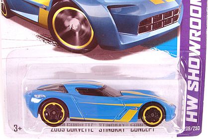 2009 Corvette STINGRAY • Concept • Hot Wheels KM exclusive • HW#X1977