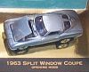 1963 Corvette Sting Ray Coupe - Micro Machines - Limited - Series 1 - #MM74283