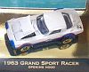 1963 Corvette Grand Sport Coupe - Micro Machines - Limited - Series 1 - #MM74284