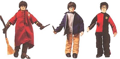 Harry Potter, Hermione Granger, Ron Weasely 12-inch action figures