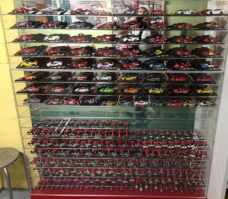 2 Display Cases for 1/43 scale Ferrari model cars