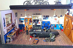 1/12 scale Garage Diorama