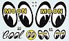 Mooneyes Decal Sheet • #D001 • www.corvette-plus.ch