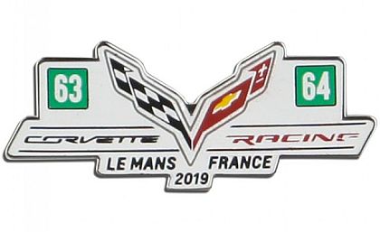 Corvette Racing Le Mans 2019 Lapel Pin • #PXT726 • www.corvette-plus.ch