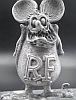 Rat Fink Pewter Keychain • #RF202011KEYCHAIN • www.corvette-plus.ch