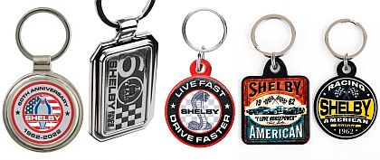 Shelby and 60th Anniversary Keychains