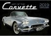 Art Of The Corvette 2019 12x24-inch Monthly Square Wall Calendar with free 17x12-inch Corvette poster