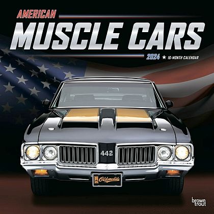 2024 American Muscle Car Calendar • #K4819MC • www.corvette-plus.ch